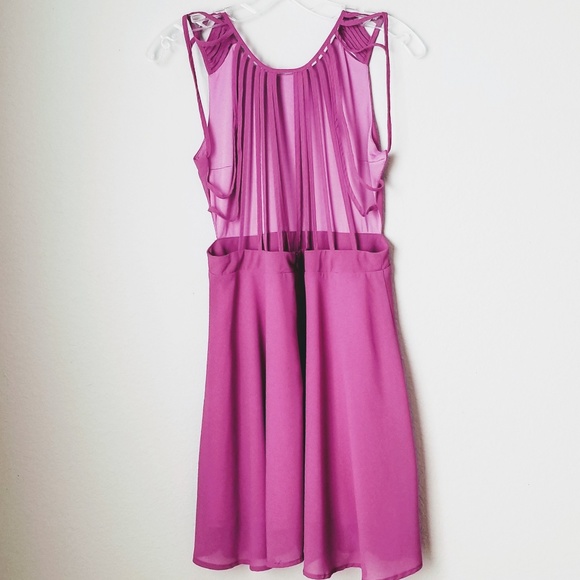 SI STYLE Lavender Swing Dress - Picture 5 of 7